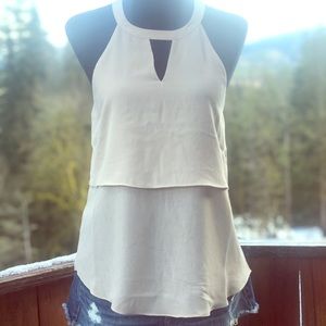 Beautiful Boho light dusty pink tank
